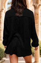 Load image into Gallery viewer, Plus Size Exposed Seam Heart Dropped Shoulder Sweatshirt