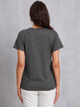 Load image into Gallery viewer, Round Neck Short Sleeve T-Shirt