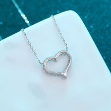 Load image into Gallery viewer, Moissanite 925 Sterling Silver Heart Shape Necklace