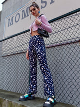 Load image into Gallery viewer, Floral High Waist Zip Detail Pants