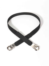 Load image into Gallery viewer, Zinc Alloy Buckle Elastic PU Belt