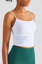 Load image into Gallery viewer, Gathered Detail Cropped Sports Cami