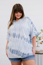 Load image into Gallery viewer, Sew In Love Watching Clouds Full Size Run Tie-Dye Short-Sleeved Hoodie