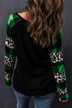 Load image into Gallery viewer, LUCKY Plaid Long Sleeve T-Shirt