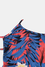 Load image into Gallery viewer, Botanical Print Halter Neck Crisscross Dress