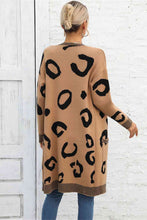 Load image into Gallery viewer, Printed Long Sleeve Cardigan with Pockets