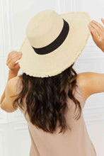Load image into Gallery viewer, Fame Time For The Sun Straw Hat