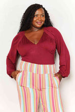 Load image into Gallery viewer, Culture Code Full Size V-Neck Bodysuit