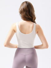 Load image into Gallery viewer, Scoop Neck Wide Strap Active Tank
