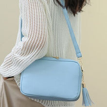 Load image into Gallery viewer, Tassel PU Leather Crossbody Bag