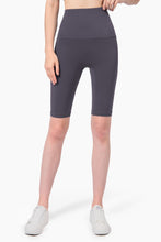 Load image into Gallery viewer, Breathable High-Rise Wide Waistband Biker Shorts