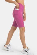 Load image into Gallery viewer, High Waist Biker Shorts with Pockets