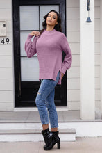 Load image into Gallery viewer, Round Neck Slit Sweater