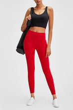 Load image into Gallery viewer, Wide Seamless Band Waist Sports Leggings