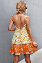 Load image into Gallery viewer, Bohemian Tie Shoulder Surplice Dress