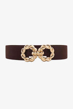 Load image into Gallery viewer, Zinc Alloy Buckle Elastic Belt