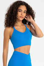 Load image into Gallery viewer, Crisscross Back V-Neck Sports Bra
