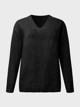 Load image into Gallery viewer, V-Neck Long Sleeve Knit Top