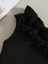 Load image into Gallery viewer, Girls Ruffled Top and Polka Dot Skirt Set
