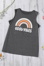 Load image into Gallery viewer, GOOD VIBES Round Neck Tank