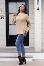 Load image into Gallery viewer, Round Neck Slit Sweater