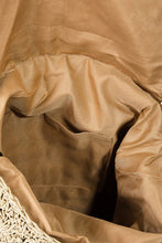 Load image into Gallery viewer, Fame Straw Braided Faux Leather Strap Backpack Bag