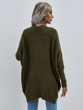 Load image into Gallery viewer, Waffle Knit Open Front Cardigan