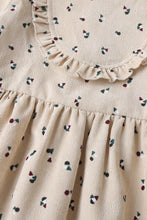 Load image into Gallery viewer, Girls Ruffle Collar Long Sleeve Dress