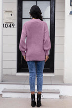 Load image into Gallery viewer, Round Neck Slit Sweater