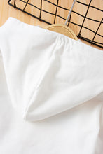 Load image into Gallery viewer, GIRLS Letter Print Bear Graphic Hooded Dress