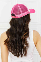 Load image into Gallery viewer, Fame Falling For You Trucker Hat in Pink