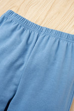 Load image into Gallery viewer, Girls Plaid Sleeve Top and Pants Set