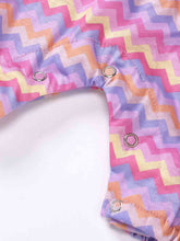 Load image into Gallery viewer, Baby Girl Printed Bow Detail Square Neck Romper