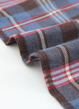 Load image into Gallery viewer, Plaid Slit High-Low Shirt with Pockets