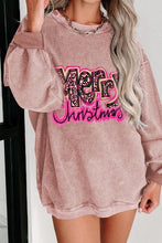 Load image into Gallery viewer, MERRY CHRISTMAS Round Neck Long Sleeve Sweatshirt