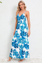 Load image into Gallery viewer, Printed Surplice Maxi Cami Dress