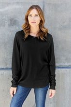 Load image into Gallery viewer, Double Take Full Size Round Neck Long Sleeve T-Shirt