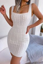 Load image into Gallery viewer, Cable-Knit Sleeveless Mini Dress