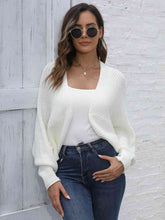 Load image into Gallery viewer, Bat Sleeve Open Front Short Cardigan
