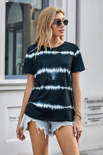 Load image into Gallery viewer, Tie Dye Stripes Basic T-Shirt