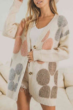 Load image into Gallery viewer, Button Down Ribbed Trim Cardigan