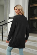 Load image into Gallery viewer, Button Down Longline Cardigan with Pockets