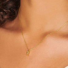 Load image into Gallery viewer, Titanium Steel Inlaid Zircon Pendant Necklace