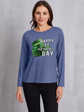 Load image into Gallery viewer, HAPPY ST. PATRICK'S DAY Round Neck T-Shirt