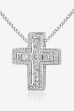 Load image into Gallery viewer, Rhinestone Cross Pendant Necklace