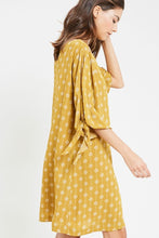 Load image into Gallery viewer, Printed Tie Sleeve Dress