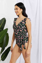 Load image into Gallery viewer, Marina West Swim Full Size Float On Ruffle Faux Wrap One-Piece in Floral