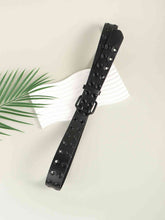 Load image into Gallery viewer, Grommet PU Leather Belt