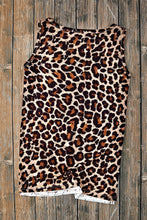 Load image into Gallery viewer, Leopard Color Block Scoop Neck Tunic Tank