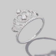 Load image into Gallery viewer, Crown Shape Zircon 925 Sterling Silver Ring